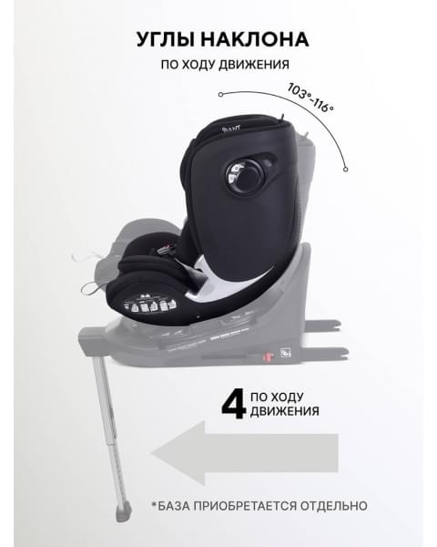 Автокресло Rant Aster Max (40-125 см) Black