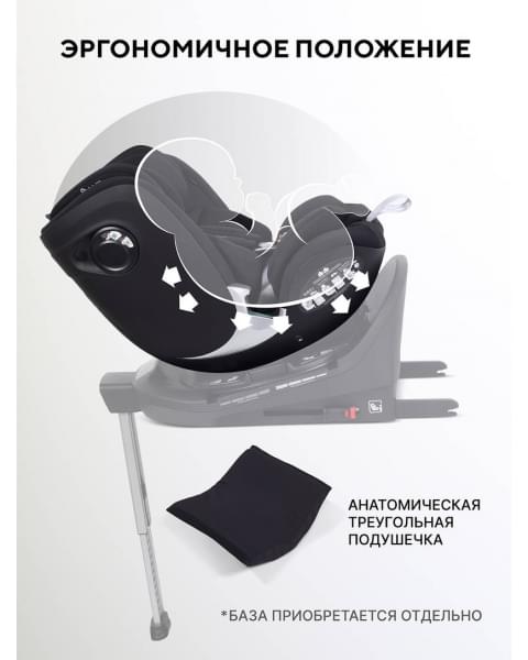 Автокресло Rant Aster Max (40-125 см) Black