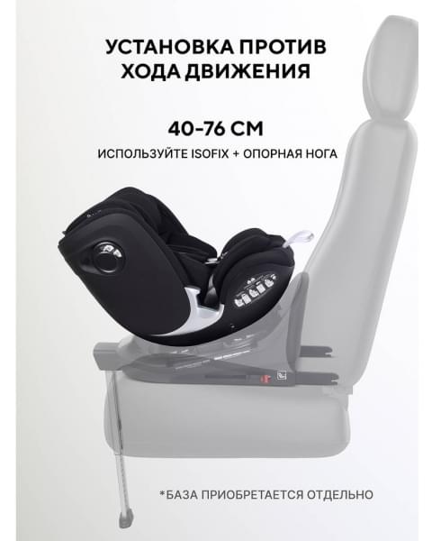 Автокресло Rant Aster Max (40-125 см) Black