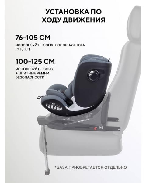 Автокресло Rant Aster Max (40-125 см) Graphite