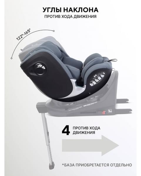 Автокресло Rant Aster Max (40-125 см) Graphite