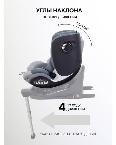 Автокресло Rant Aster Max (40-125 см) Graphite