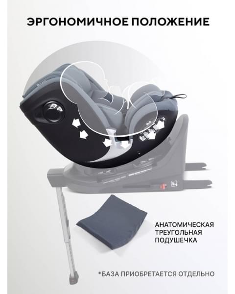 Автокресло Rant Aster Max (40-125 см) Graphite