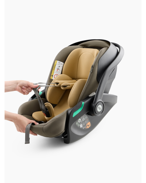 Автокресло SAFER PRO от Happy Baby warm grey & yellow