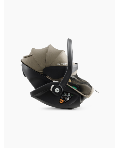 Автокресло SAFER PRO от Happy Baby warm grey & yellow