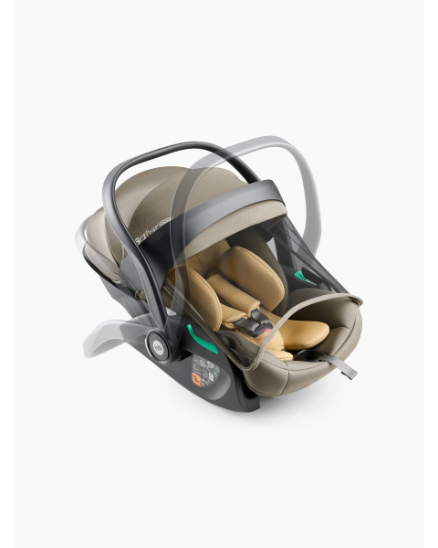 Автокресло SAFER PRO от Happy Baby warm grey & yellow