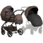 Детская коляска Tutis Viva 6 Plus Essential 3 в 1 с автокреслом Elo Lux EduSky Black 1612067 Espresso