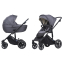 Детская коляска 2 в 1 IningBaby KR 340 grey