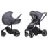 Детская коляска 2 в 1 IningBaby KR 340 grey