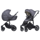 Детская коляска 2 в 1 IningBaby KR 340 grey