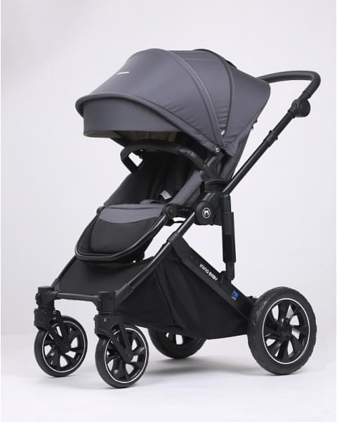 Детская коляска 2 в 1 IningBaby KR 340 grey