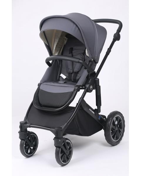 Детская коляска 2 в 1 IningBaby KR 340 grey