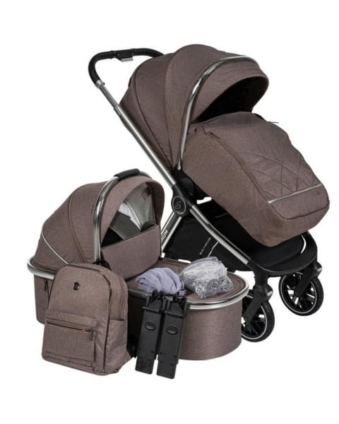 Детская коляска 2 в 1 Sevillababy Tinum Brown/коричневый