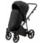 Детская коляска Adamex Belissa Deluxe 3 в 1 B-SA02 (ЧЁРН.КОЖА)