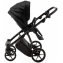 Детская коляска Adamex Belissa Deluxe 3 в 1 B-SA02 (ЧЁРН.КОЖА)