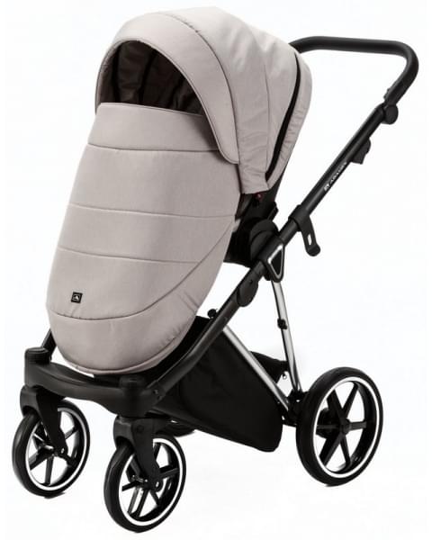 Детская коляска Adamex Belissa Special Edition 3 в 1 B-PS584 (СВ.БЕЖ С БЛЁСТ ХРОМ.РАМ)