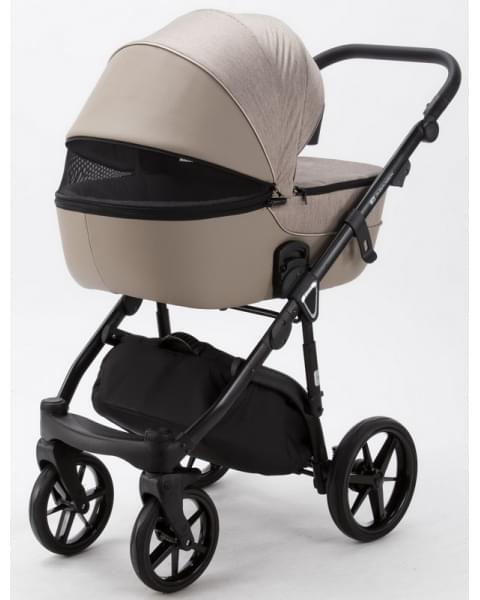 Детская коляска Adamex Bibione 3 в 1 BI-TSB07 (БЕЖ+БЕЖ.КОЖА)