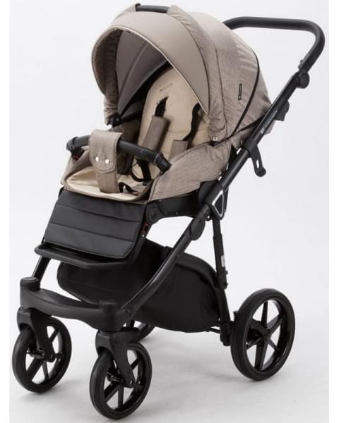 Детская коляска Adamex Bibione 3 в 1 BI-TSB07 (БЕЖ+БЕЖ.КОЖА)