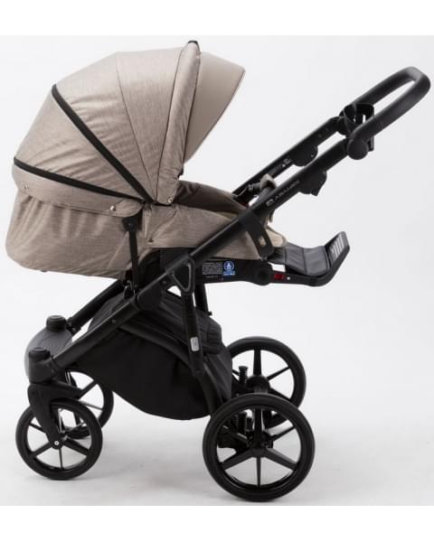 Детская коляска Adamex Bibione 3 в 1 BI-TSB07 (БЕЖ+БЕЖ.КОЖА)