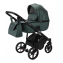 Детская коляска Adamex Bibione Deluxe 2 в 1 BI-SM15 (Т.ЗЕЛЕНАЯ ПЕРЛ. КОЖА)