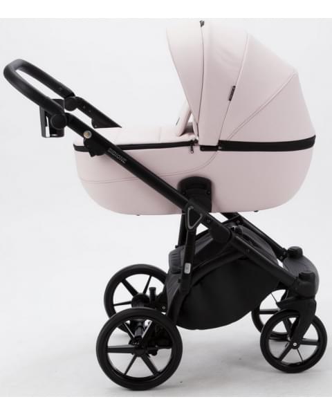 Детская коляска Adamex Bibione Deluxe 3 в 1 BI-SD04 (СВ.РОЗОВ+СВ.РОЗОВ.ПЕРЕФ.КОЖА)