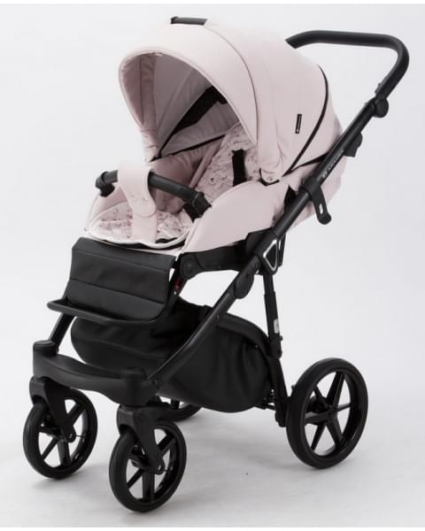 Детская коляска Adamex Bibione Deluxe 3 в 1 BI-SD04 (СВ.РОЗОВ+СВ.РОЗОВ.ПЕРЕФ.КОЖА)