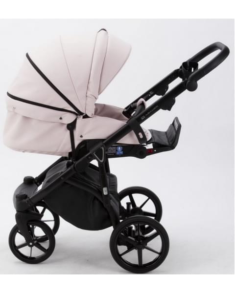 Детская коляска Adamex Bibione Deluxe 3 в 1 BI-SD04 (СВ.РОЗОВ+СВ.РОЗОВ.ПЕРЕФ.КОЖА)