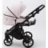 Детская коляска Adamex Bibione Deluxe 3 в 1 BI-SD04 (СВ.РОЗОВ+СВ.РОЗОВ.ПЕРЕФ.КОЖА)