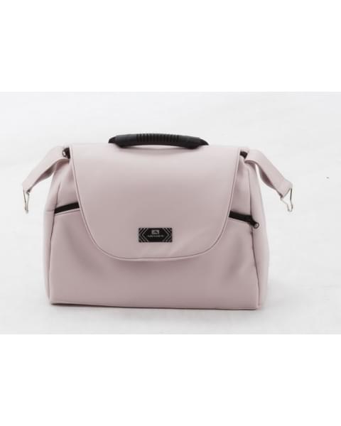 Детская коляска Adamex Bibione Deluxe 3 в 1 BI-SD04 (СВ.РОЗОВ+СВ.РОЗОВ.ПЕРЕФ.КОЖА)