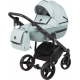 Детская коляска Adamex Cortina 3 в 1 CT-225 кожа мятная+мятный