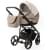 Детская коляска Adamex Lanti Deluxe 2 в 1 LN-SD44 (СВ.БЕЖ.КОЖА + Т.БЕЖ.КОЖА)
