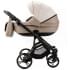 Детская коляска Adamex Lanti Deluxe 2 в 1 LN-SD44 (СВ.БЕЖ.КОЖА + Т.БЕЖ.КОЖА)
