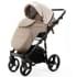 Детская коляска Adamex Lanti Deluxe 2 в 1 LN-SD44 (СВ.БЕЖ.КОЖА + Т.БЕЖ.КОЖА)