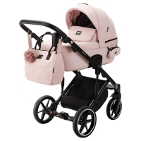 Детская коляска Adamex Lumi Air 2 в 1 L-PS107 LUX (СВ.РОЗОВЫЙ+СВ.РОЗОВАЯ КОЖА)