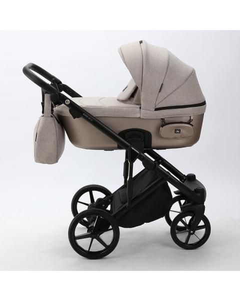 Детская коляска Adamex Lumi Air 3 в 1 L-PS71 LUX (БЕЖЕВАЯ+БЕЖЕВАЯ ПЕРЛ. КОЖА)