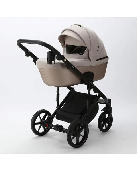 Детская коляска Adamex Lumi Air 3 в 1 L-PS71 LUX (БЕЖЕВАЯ+БЕЖЕВАЯ ПЕРЛ. КОЖА)