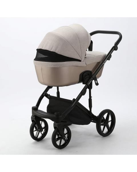 Детская коляска Adamex Lumi Air 3 в 1 L-PS71 LUX (БЕЖЕВАЯ+БЕЖЕВАЯ ПЕРЛ. КОЖА)