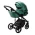 Детская коляска Adamex Lumi Air Deluxe 2 в 1 L-SM01 (ИЗУМРУД. ПЕРЛ 100% КОЖА)
