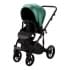 Детская коляска Adamex Lumi Air Deluxe 2 в 1 L-SM01 (ИЗУМРУД. ПЕРЛ 100% КОЖА)