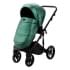 Детская коляска Adamex Lumi Air Deluxe 2 в 1 L-SM01 (ИЗУМРУД. ПЕРЛ 100% КОЖА)