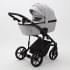 Детская коляска Adamex Mobi 2 в 1 M-PS46 (СВЕТЛО-СЕРЫЙ+СВЕТЛО-СЕРАЯ КОЖА)