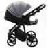 Детская коляска Adamex Mobi 3 в 1 M-PS113 (СЕРЫЙ+СЕРАЯ КОЖА)