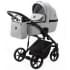 Детская коляска Adamex Mobi Deluxe 2 в 1 M-SA03 (СВ.СЕРАЯ.КОЖА)