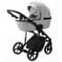 Детская коляска Adamex Mobi Deluxe 2 в 1 M-SA03 (СВ.СЕРАЯ.КОЖА)