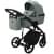 Детская коляска Adamex Mobi Deluxe 2 в 1 M-SA20 (СЕРО-ЗЕЛЕНАЯ КОЖА)