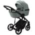 Детская коляска Adamex Mobi Deluxe 2 в 1 M-SA20 (СЕРО-ЗЕЛЕНАЯ КОЖА)