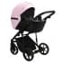 Детская коляска Adamex Mobi Deluxe 3 в 1 M-SD27 (РОЗОВЫЙ ЗЕФИР+ЧЕРНАЯ КОЖА)