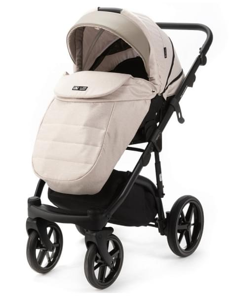 Детская коляска Adamex Nola 3 в 1 N-PS160 (БЕЖ + Т.БЕЖ. КОЖА)