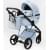 Детская коляска Adamex Quantum Superstar Deluxe 2 в 1 Q-STAR135-K (ГОЛУБ.КОЖА+ГОЛУБ.ДНО+ГОЛУБ.РАМА)