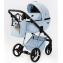 Детская коляска Adamex Quantum Superstar Deluxe 2 в 1 Q-STAR135-K (ГОЛУБ.КОЖА+ГОЛУБ.ДНО+ГОЛУБ.РАМА)